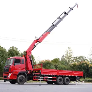 Hot Sale 20 Ton 25 Tons Folding arm Truck Mounted Crane Hydraulic Knuckle Boom Truck Mounted Crane for remote controls