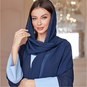 Dubai Abaya Kimono Open Zipper Cardigan Dress Women Kaftan Jilbab Muslim  Robe