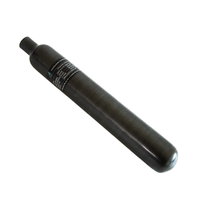 Bouteille d'air comprimé PCP AOJI ultra légère 0.7 300 bar en aluminium 6061 et fibre de carbone 61,5 mm, cylindre 700cc HPA 0,61 kg pour loisirs et sport