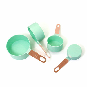 Stainless Steel Handle <b>Measuring</b> <b>Spoon</b> Plastic <b>Measuring</b> Cup Set of 8 Pieces Gold Handle <b>Measuring</b> <b>Spoon</b> with Scale - Product Image 3