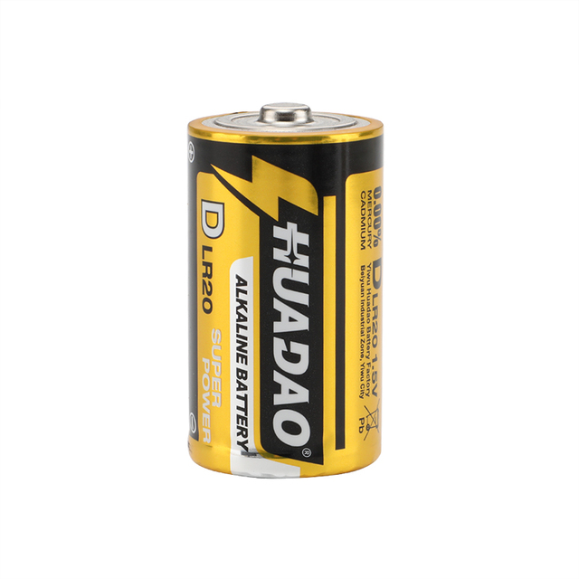 Cuanen Dry Battery D Type High Capacity European Market Ce Lr20 1.5v D Size Alkaline Battery Dry Batteries