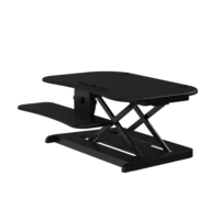 Convertisseur de bureau électrique intelligent ergonomique pour position assise ou debout, table compacte pour ordinateur portable de bureau