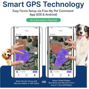 รั้วสุนัขไร้สาย My Pet Command GPS Fence ไม่ต้องสมัครสมาชิก พร้อมแอปพลิเคชัน รั้ว 6 ด้าน หรือรั้ววงกลม มีระบบสั่น เสียง และไฟฟ้าสถิต - Product Image 2