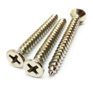 Kẽm mạ c1022 Metric Carbon thép Phillips ổ đĩa chìm đầu tự khai thác vít cho tường cắm cài đặt - Product Image 1