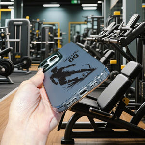 Funda de TPU con Nombre y Número Personalizables para Jugador de Fútbol, Reflectante, Antigolpes, Antihuellas, Pintura UV, 17/16/15/14/13 - Product Image 6