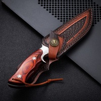 Hot Sale Russland Feste Klinge Alle Stahl messer Outdoor Wandern Steak Messer Camping Bush craft Big Knives