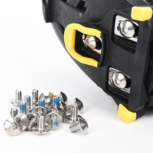 LEBYCLE - Tornillos de Freno para Bicicleta de Montaña y Carretera, de Acero al Carbono, Resistentes al Óxido, Placas de Bloqueo para Pedales de Bicicleta, Compatibles con <span class=keywords><strong>Shimano</strong></span> Look - Product Image 4