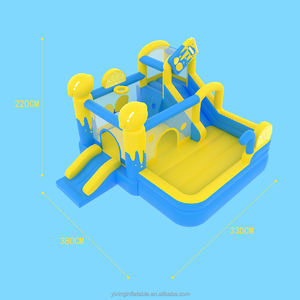 Château plein d'entrain gonflable avec le ventilateur, approprié à l'usage d'intérieur ou extérieur - Product Image 2