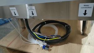 QFLY нержавеющая сталь S304 CE ETL сертифицированная автономная Коммерческая промышленная посудомоечная машина 208-280 В 1/3 фазы высокотемпературного 500 - Product Image 4