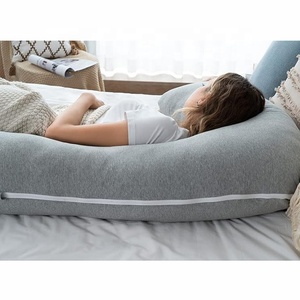 Nouveau corps de <span class=keywords><strong>grossesse</strong></span> oreiller J forme corps <span class=keywords><strong>coussin</strong></span> d'allaitement surdimensionné oreiller de maternité pour <span class=keywords><strong>dormir</strong></span> sur le côté - Product Image 6