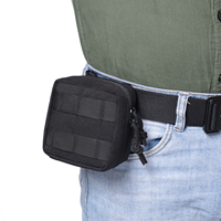 Utilitaire tactique Molle EDC pochette taille sac stockage Micro sac carte lampe de poche ceinture randonnée en plein air chasse Airsoft accessoires