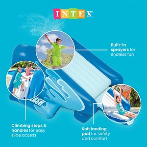 Tobogán Acuático <span class=keywords><strong>Inflable</strong></span> de Vinilo <span class=keywords><strong>INTEX</strong></span> Kool Splash para Diversión en la Piscina |   58849EP-Niños de 6 años - Product Image 3