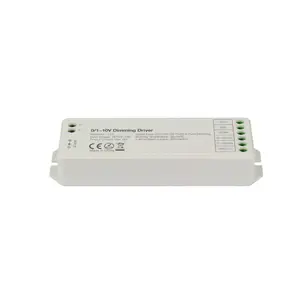 LS4 DC12V-24V 2.4G אלחוטי Smartphone app בקרת LED בקר דימר 0/1 ~ 10V עמעום נהג