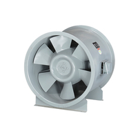 Ventilateur axial à haut débit, haute pression statique, puissant, pour conduits de ventilation, 380V, électrique, OEM, pales en acier inoxydable, installation flexible, durable