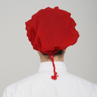 Bonnet de cuisine unisexe multicolore, casquette de chef réglable avec cordon de serrage, chapeau de travail en maille sanitaire, usage quotidien, formel, quatre saisons