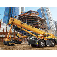 Grue tout-terrain 200 tonnes RT200E, flèche principale de 62 m, hauteur de levage de 82 m pour mines et champs pétrolifères