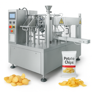 Sistema di sigillatura per sacchetti prefabbricati completamente ad alta efficienza, macchina per pacchetti di sacchetti per patatine - Product Image 3