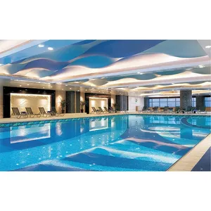 Hasin yüksek sınıf sıcak satış mavi yüzme havuzu mozaik fayans (mozaik duvar sanatı)