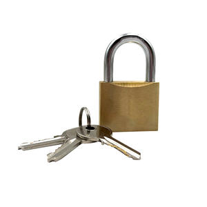 फैक्टरी थोक हॉट बिक्री उच्च सुरक्षा सस्ते छोटे पीतल पैड लॉक वर्ग निकाय तीन पीतल की चाबियों के साथ - Product Image 6