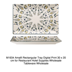 Plateau de service rectangulaire Amalfi 30 × 20 cm Impression numérique M1934 - Product Image 2