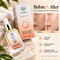 Sérum Visage Éclaircissant et Hydratant Antioxydant à la Vitamine C Micro-encapsulée Fermentée, Niacinamide, Tremella et Centella