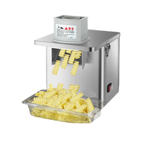 Elektrische groentesnijmachine van roestvrij staal, aardappelgolf-snijder, golvende friet-snijder met geluidsreductie