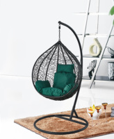 Chaise suspendue en rotin, œufs, mobilier d'extérieur, plafond, haute qualité