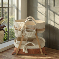 Matelas en mousse souple de haute qualité pour berceau Moïse moderne, sûr et confortable pour bébé, idéal pour l'extérieur, l'hôpital, la chambre et le salon