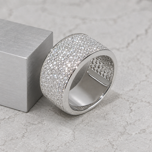 Wide Band Design Ring Classic Style Finger Ring for Men - Product Image 3