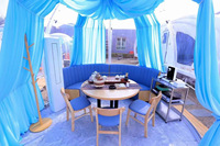 Lucidomes Polycarbonate Dome House Luxury Glamping Resort Hotel PC Bubble Dome House Tente Salle de bain Dôme géodésique transparent