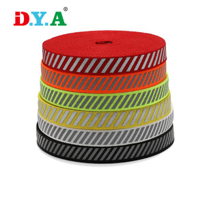 <span class=keywords><strong>Cinta</strong></span> reflectante de punto de diseño personalizado <span class=keywords><strong>cinta</strong></span> reflectante de poliéster <span class=keywords><strong>3M</strong></span> para bolsa de ropa - Product Image 2