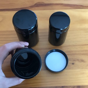 Pot en verre noir Archibald Custom Dome Cap, Wizard Trees Jars <span class=keywords><strong>Cali</strong></span>, 50 ml, 100 ml, 200 ml, pour emballage de tabac, herbes, bourgeons, pot en verre UV - Product Image 4