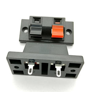 Clip de cableado grande de 2 posiciones con terminal de doble resorte, terminal de cableado de audio, clip de prueba de 2 posiciones con terminales de cobre - Product Image 2