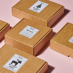 Custom Kraft <b>Corrugated</b> <b>Paper</b> Box E Flute Food Gift Packaging Recyclable OEM Vietnam Manufacturer Factory Supplier - Product Image 3