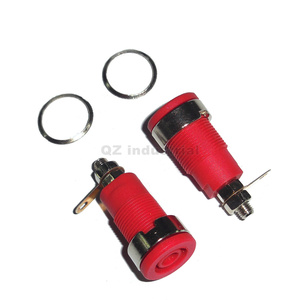 Cổng kết nối loại an toàn điện áp cao QZ, kiểu jack chuối bảng điều khiển 4mm, dòng điện <span class=keywords><strong>32A</strong></span>, đầu nối mở lỗ 12mm - Product Image 4