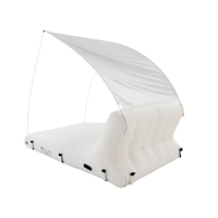 Lit de piscine gonflable de luxe en PVC sur mesure, transat flottant haut de gamme, grande capacité