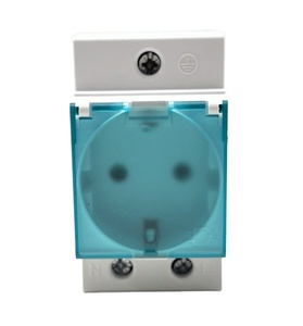 ปลั๊กไฟติดผนังแบบราง DIN ยี่ห้อ IGERCN รุ่น IG-303SR สำหรับอุตสาหกรรม มาตรฐาน EU ป้องกันน้ำและฝุ่นระดับ IP22 แรงดันไฟฟ้า 250V 16A 1 ช่องเสียบ วัสดุ PC - Product Image 2