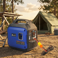 Leiser, Geräuscharmer, Energiesparender und Verbrauchsarmer 12V/24V Kompakter, Platzsparender Mini-Benzingenerator