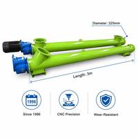 ES325 LSY325 Schroeftransporteur 325mm 3000mm Cement Auger Betoncentrale Fruitgroene Tubulaire Spirale Feeder Fabriek