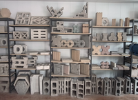 Machine électrique de fabrication de blocs creux en béton 2-45, petite machine à briques creuses en ciment, prix