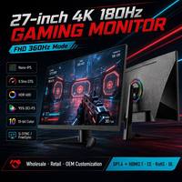 Monitor Gaming 27 Inci 4K 180Hz/360Hz Nano IPS 0.5ms HDR600 untuk PC FPS Esports
