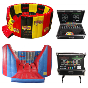 Ips cạnh tranh tương tác Inflatable Vortex trò chơi thể thao sự kiện chạy Hoang Dã Inflatable lâu đài - Product Image 2