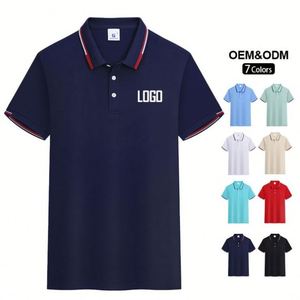 Camiseta Polo al por Mayor para Empleados, Mangas Cortas, Logotipo Personalizado, Bordado, Color Sólido, Camisetas Polo Uniformes para Trabajo - Product Image 4