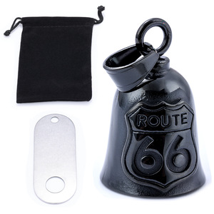 Cloche <span class=keywords><strong>de</strong></span> protection moto style punk rétro moderne 66, design abstrait amusant, artisanat métallique transfrontalier pour motards - Product Image 1