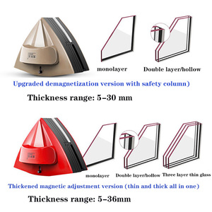 Herramienta de limpieza eficiente <span class=keywords><strong>Limpiador</strong></span> de ventanas de gran altura de material magnético portátil <span class=keywords><strong>para</strong></span> todas las gafas - Product Image 6