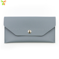 Pochette de sac d'argent porte-monnaie porte-monnaie en cuir PU portefeuille de trésorerie enveloppe pince à billets portefeuille enveloppe budgétaire réutilisable