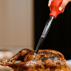 Pompe à assaisonnement en silicone Yangjiang Turkey Needle, grande capacité, outil de barbecue, ustensile de cuisine pour la cuisson, facile à nettoyer - Product Image 3