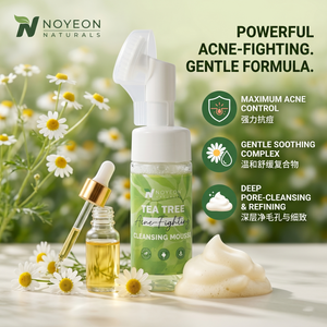 Espuma Limpiadora <span class=keywords><strong>Facial</strong></span> Refrescante a Base de Plantas Puras con Árbol de Té para Reparación Post-Acné - Product Image 3