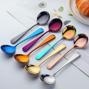 <span class=keywords><strong>Cucharas</strong></span> <span class=keywords><strong>de</strong></span> Acero Inoxidable Personalizadas al por Mayor con Logotipo, <span class=keywords><strong>Cucharas</strong></span> Redondas para <span class=keywords><strong>Postre</strong></span>, Café y Degustación - Product Image 4