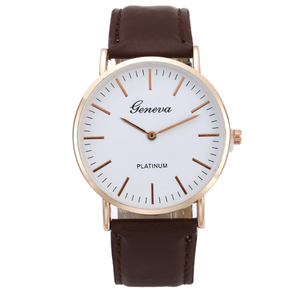 Geneva นาฬิกาคู่สุดหรูสำหรับผู้ชายและผู้หญิงนาฬิกาข้อ<span class=keywords><strong>ม</strong></span>ือสำหรับผู้หญิงของขวัญวันวาเลนไทน์นาฬิกาสอบสำหรับนักเรียน - Product Image 3